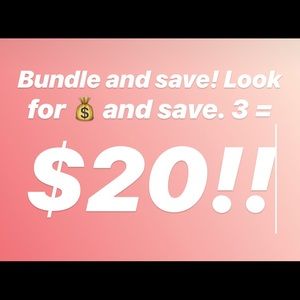 Sale!! Find the 💰, bundle of 3 and pay only $15.
